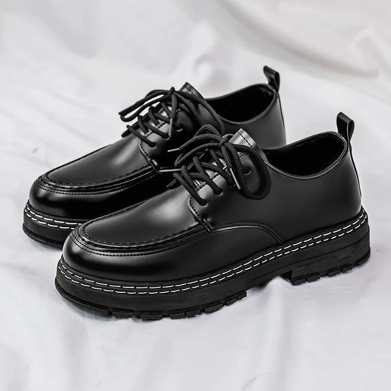 Men’s Stylish Breathable Leather Shoes - Jeglowstore