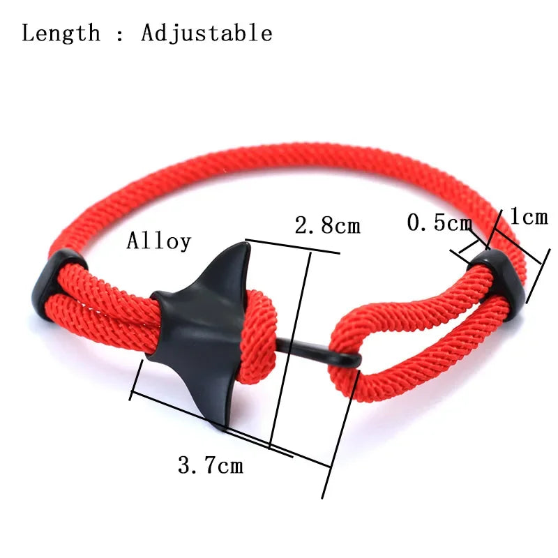 Marine Manta Rope Men’s Bracelet