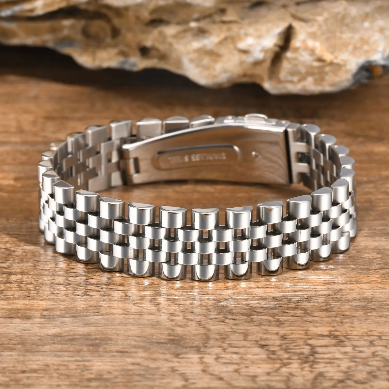 Men’s Business Style Steel Bracelet - Jeglowstore