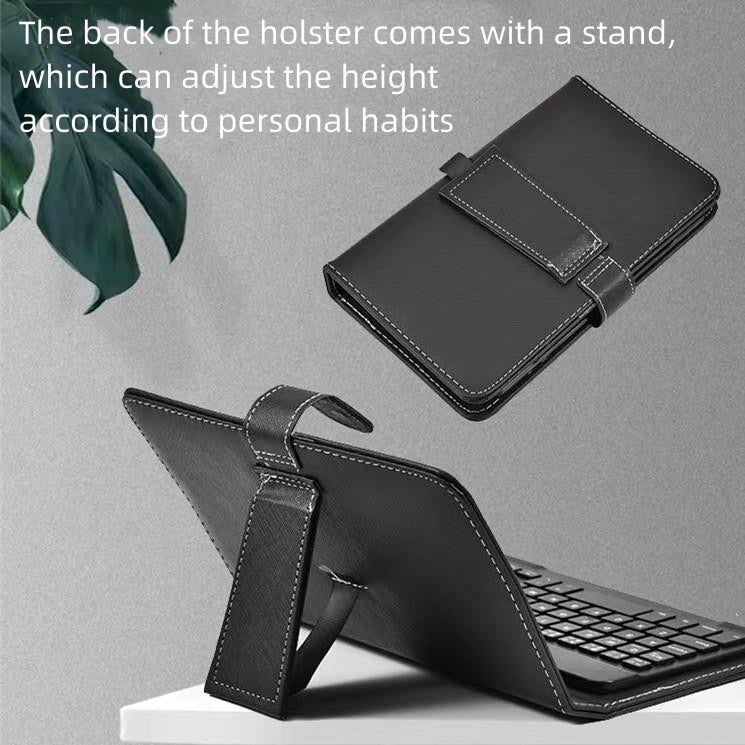 Mobile phone bluetooth keyboard holster for iPhone protective case flip cover office wireless keyboard holster two-in-one