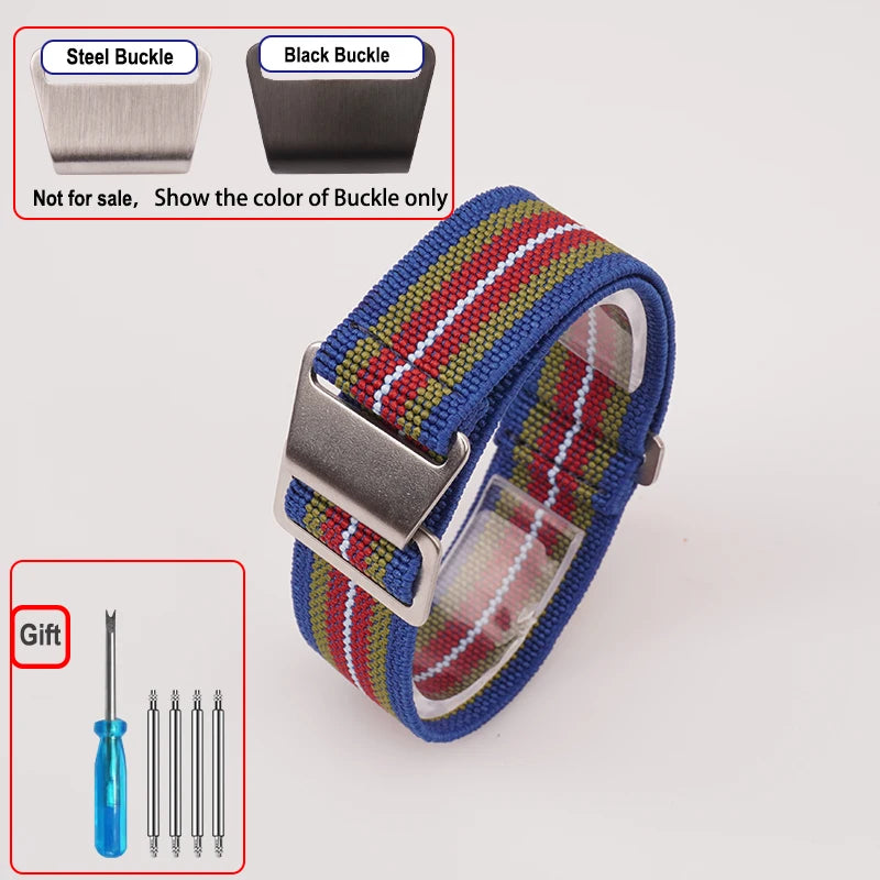 French Parachute Nylon Watch Strap - Jeglowstore