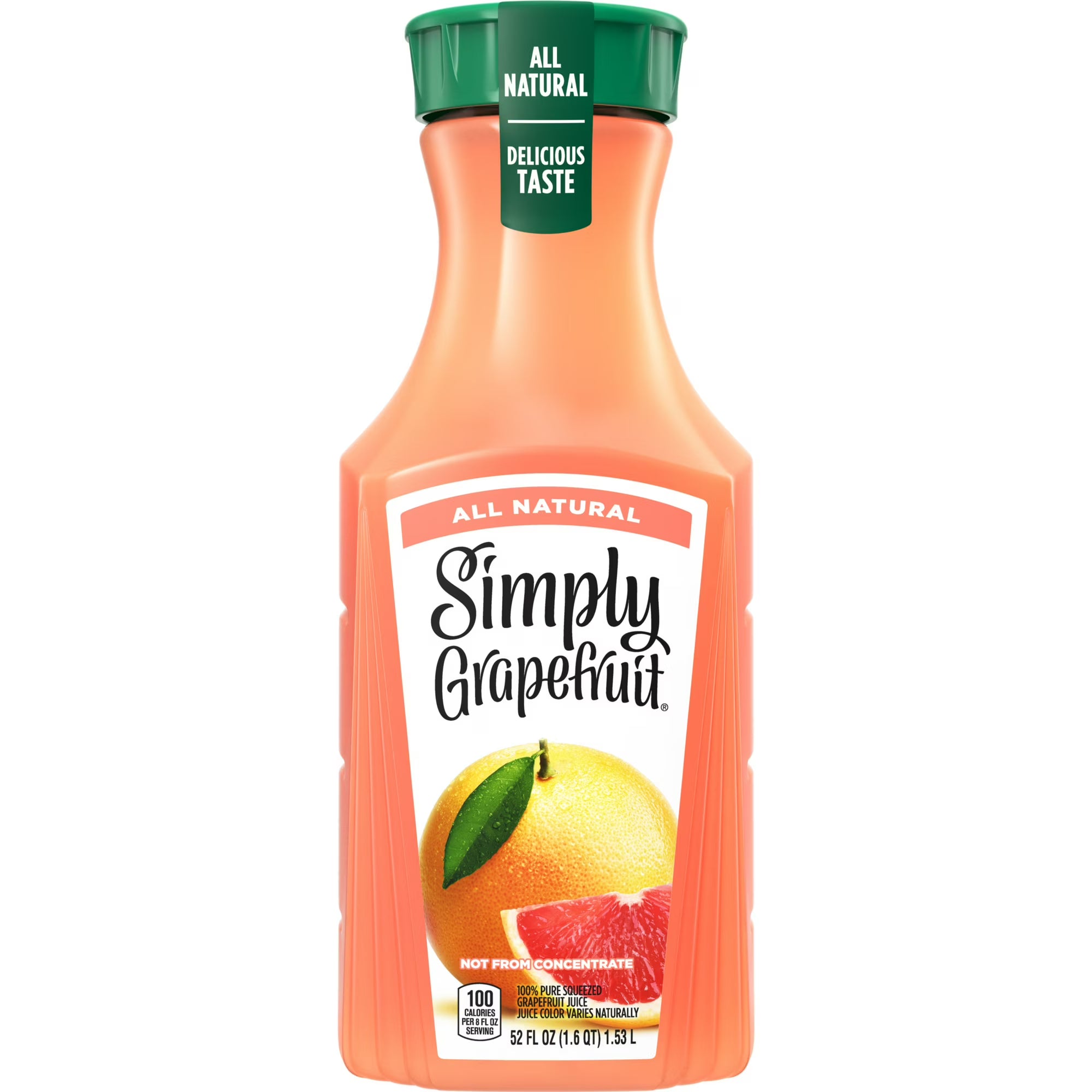 Simply Non GMO All Natural Grapefruit Juice, 52 fl oz Bottle