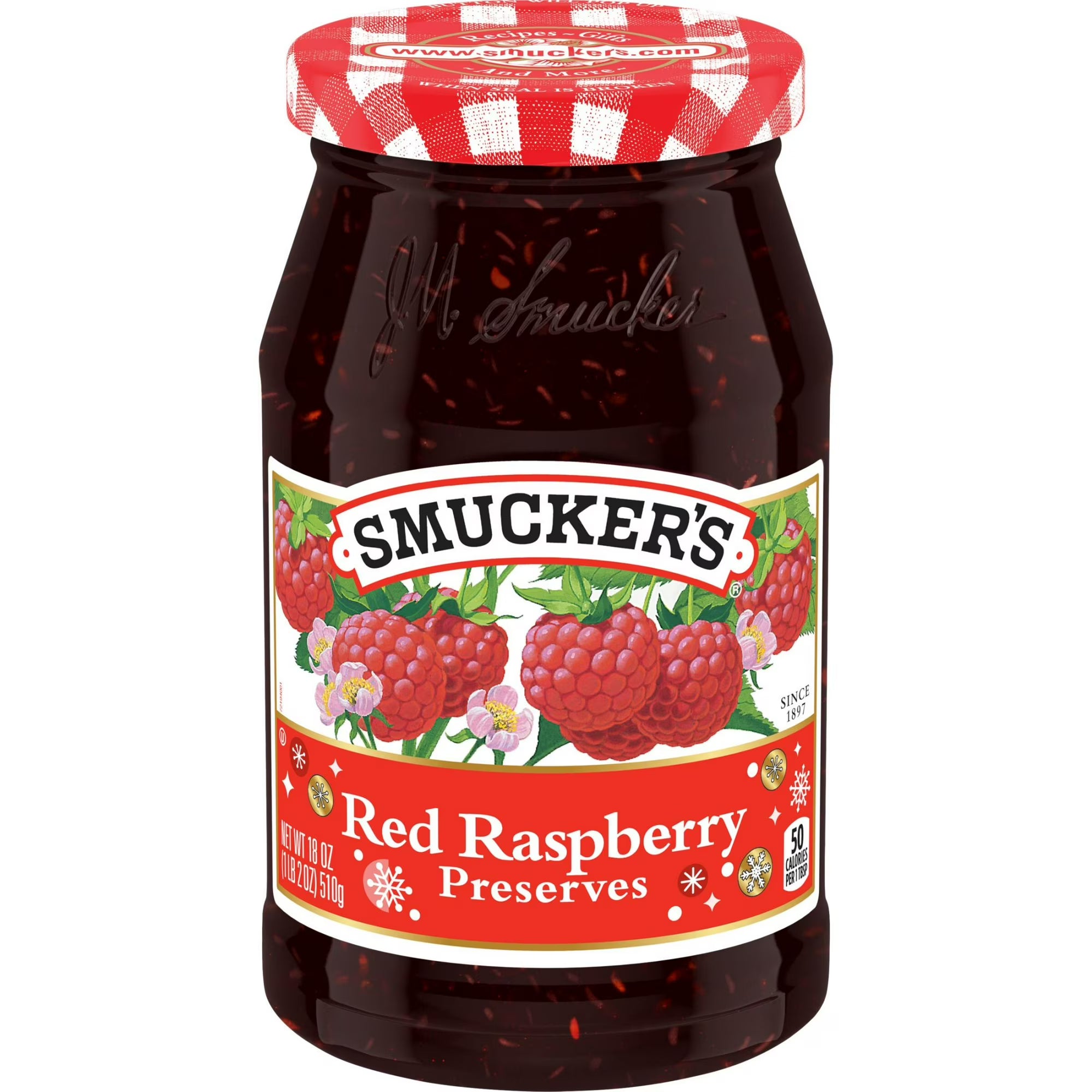 Smucker's Red Raspberry Preserves, 18 oz