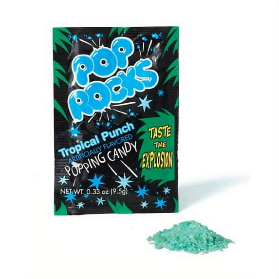 Tropical Pop Rocks, 0.33 oz. Pouch, 36 Pouches/Box