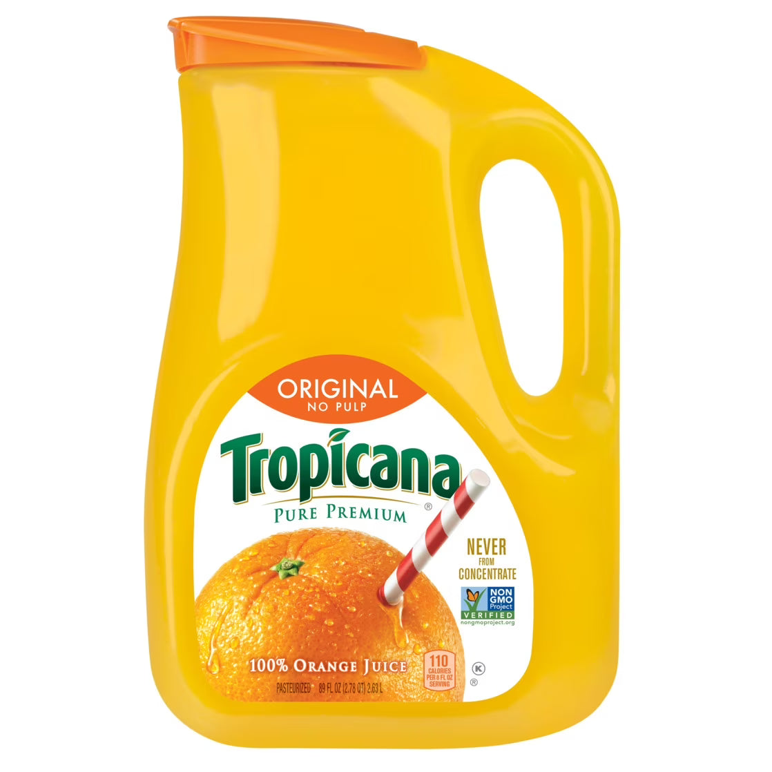 Tropicana Pure Premium No Pulp Original Orange Juice 89 Oz