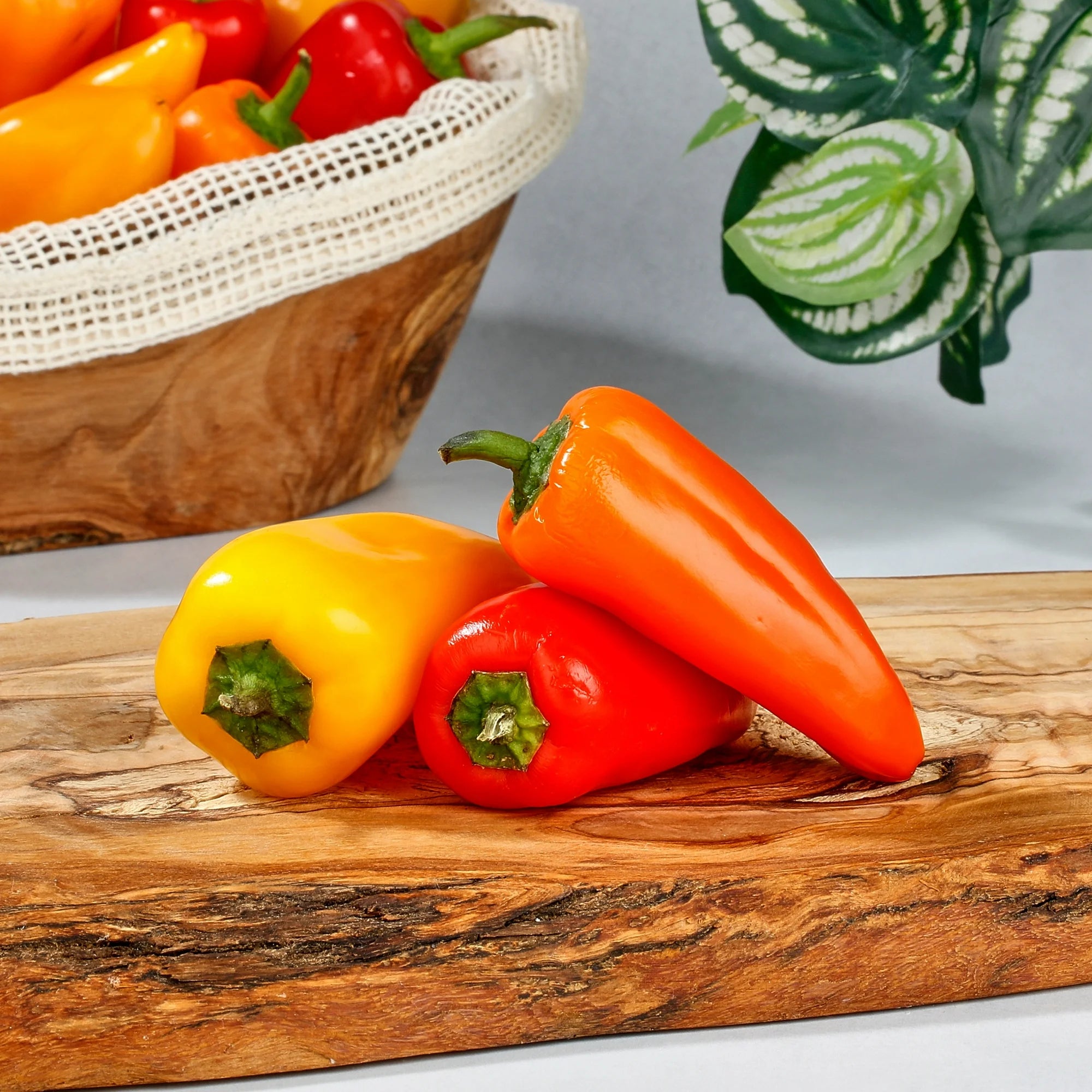 Fresh Organic Mini Sweet Peppers, 8 oz, Bag