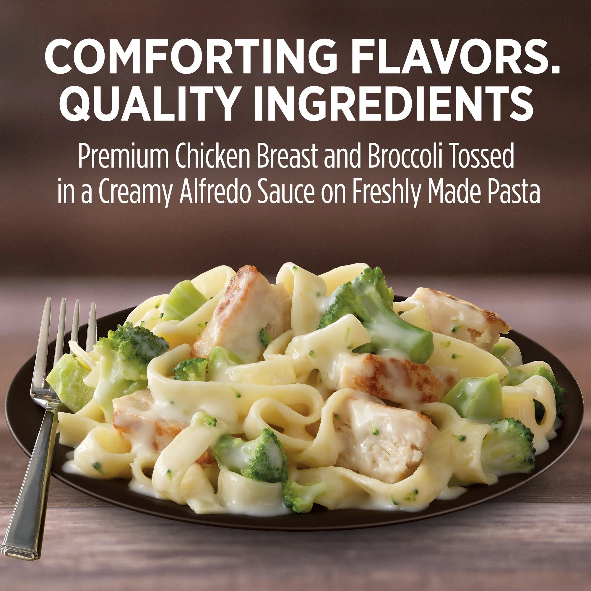 Marie Callender's Fettuccini With Chicken & Broccoli, Frozen Meal, 13 oz (frozen)