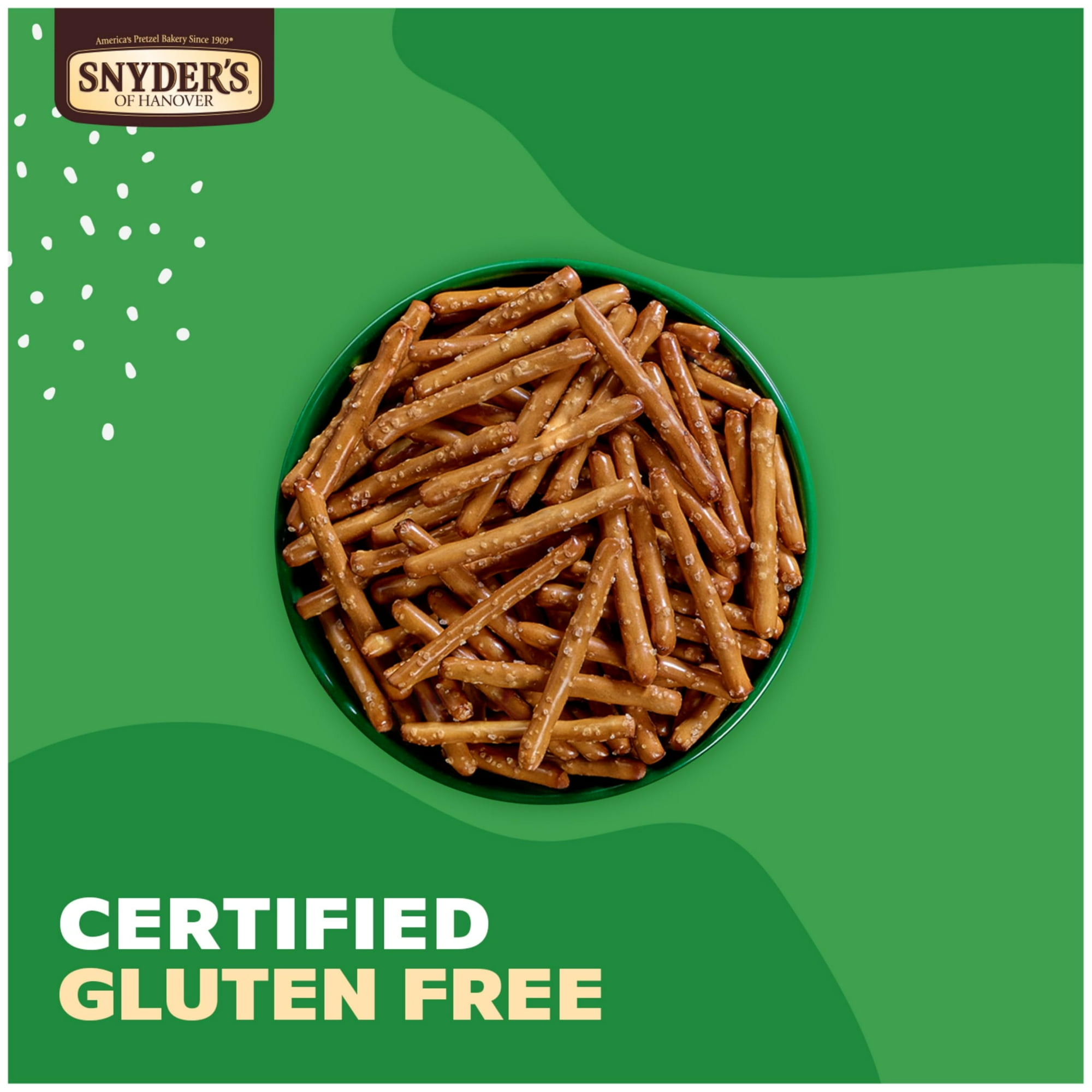 (12 Pack) Snyder's of Hanover Gluten-Free Twist Pretzels, 8 Oz