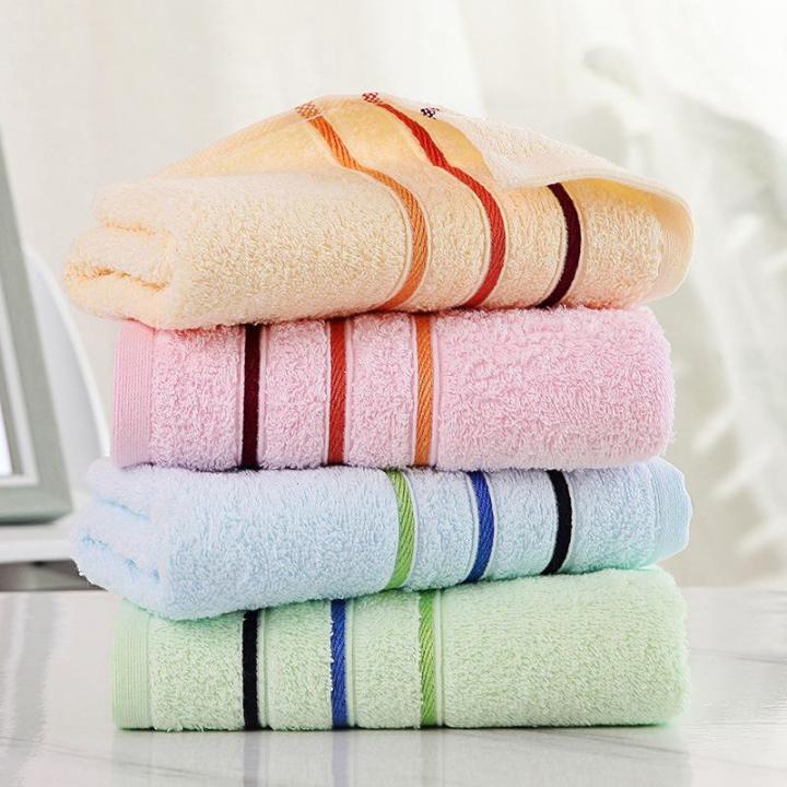 Short length face towel