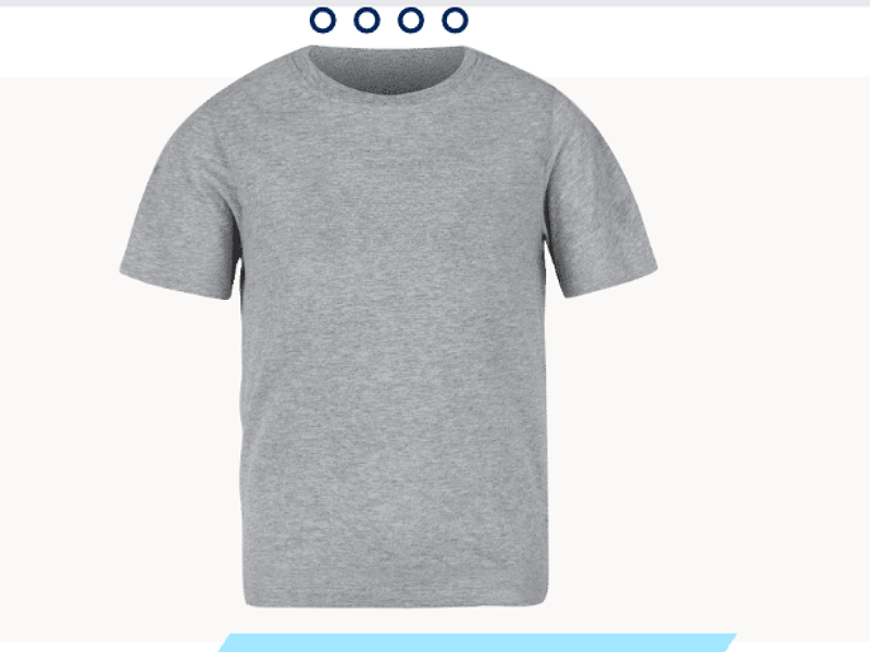 Crew neck T shirt for men