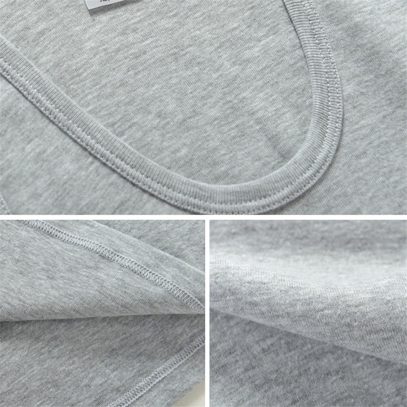 TFETTER Cotton Singlet Sleeveless Slim Fit Vest Men Tank Top