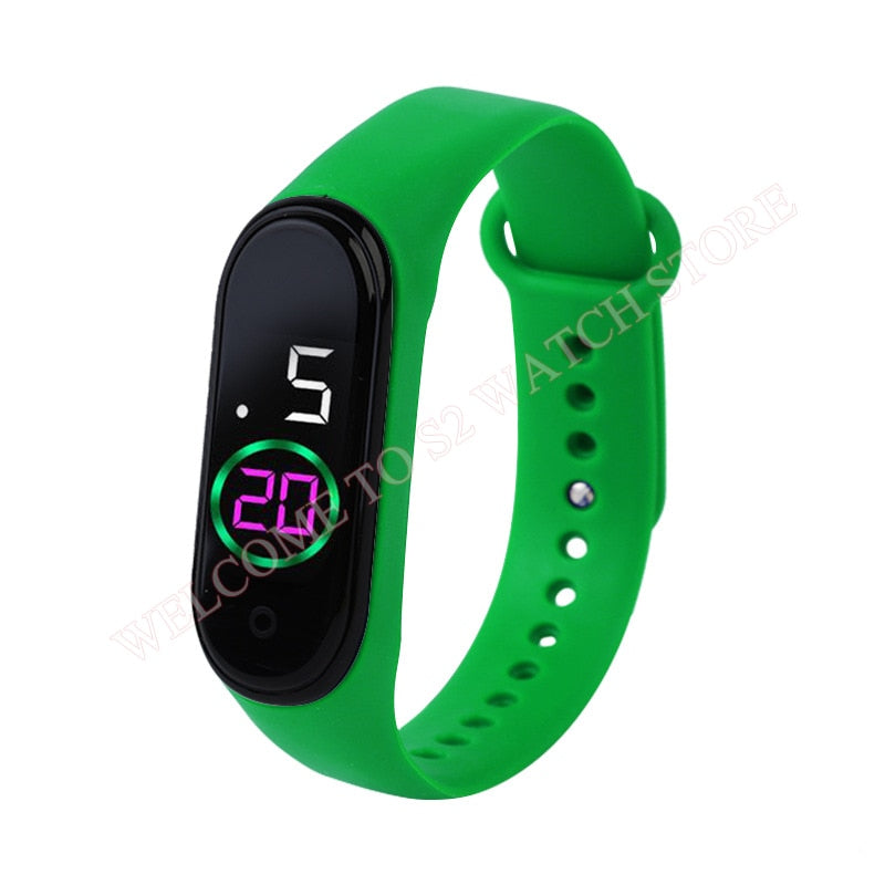 Candy Color Silicone Strap Watch LED Digital Watch Bracelet