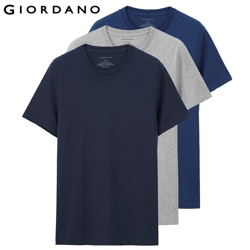 Giordano Men Cotton Short Sleeve T Shirt