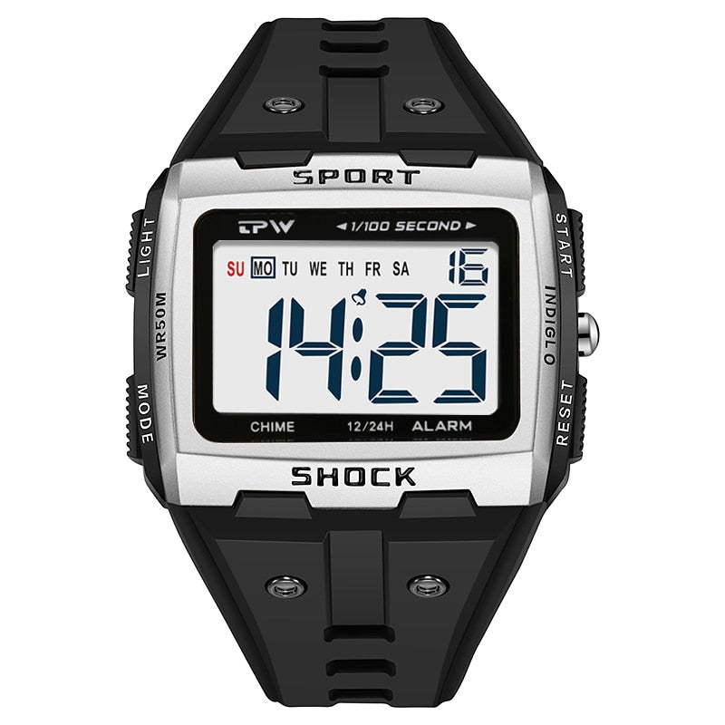 Big Numbers  Water Resistant Men Digital Watch