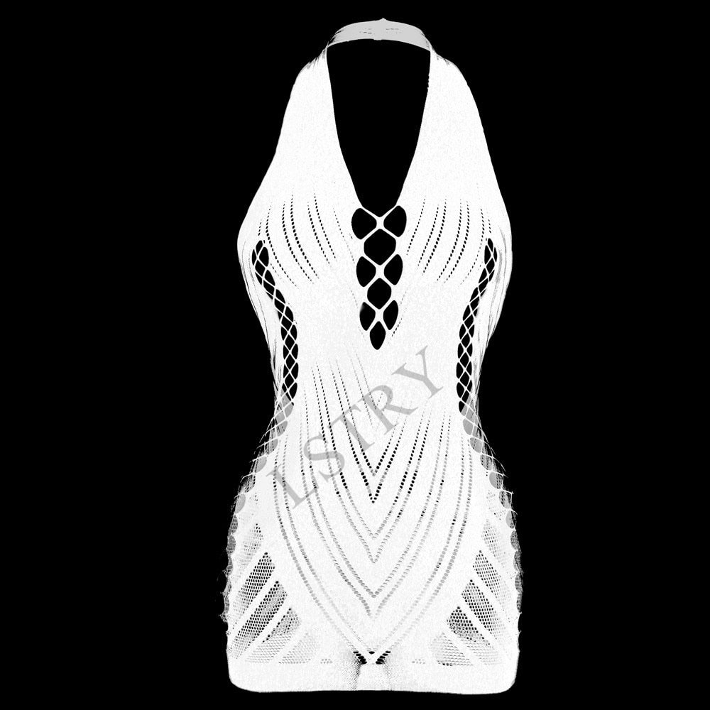 Porno Sexi Women Lingerie Dress Fishnet Hot Vestido Sexy Erotic Transparent Underwear Sexy Lady Costumes Night Dresses Intimates