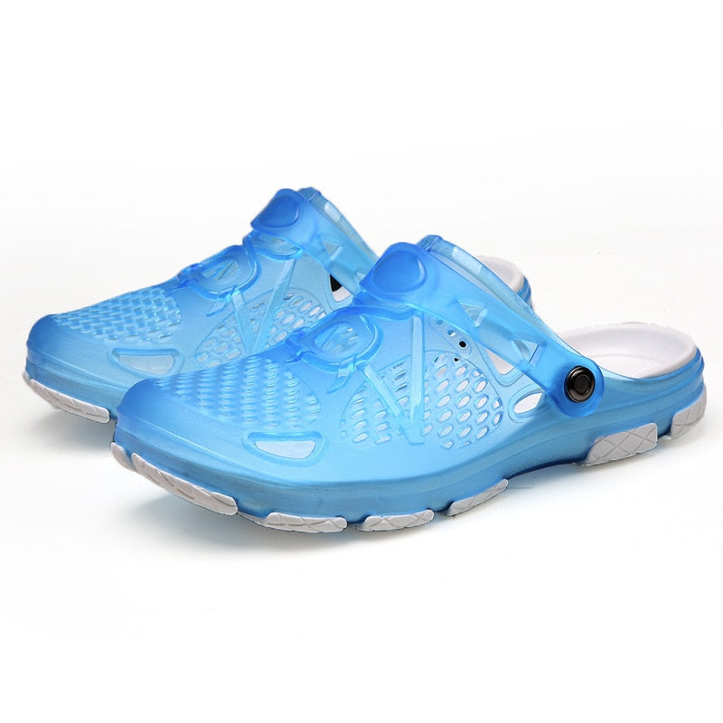Couple Shoes Beach Casual Men's Slippers Unisex Hollow out Casual Couple Beach Non-slide Sandal Flip Flops Size 35-45 TX105