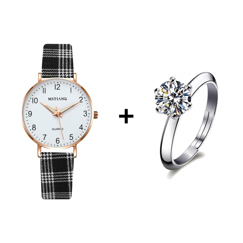 2022 New Watch Women Fashion Casual Leather Belt Watches