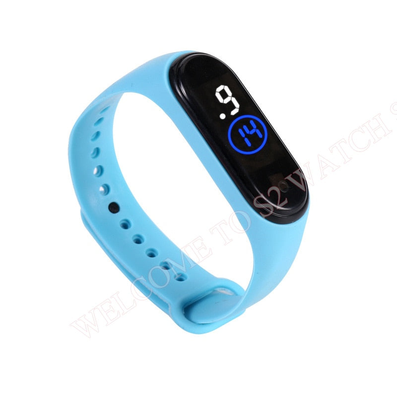 Candy Color Silicone Strap Watch LED Digital Watch Bracelet