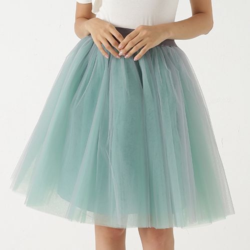 Quality 5 Layers Fashion Tulle Pleated TUTU Skirt