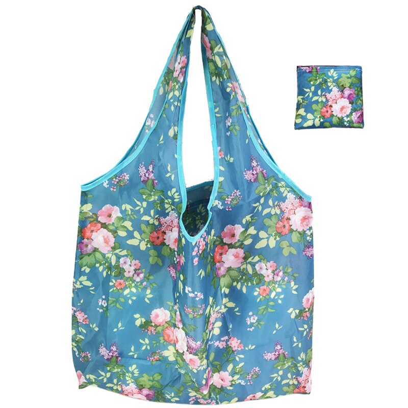 1 Piece Foldable Reusable Eco-friendly Waterproof Tote Bag