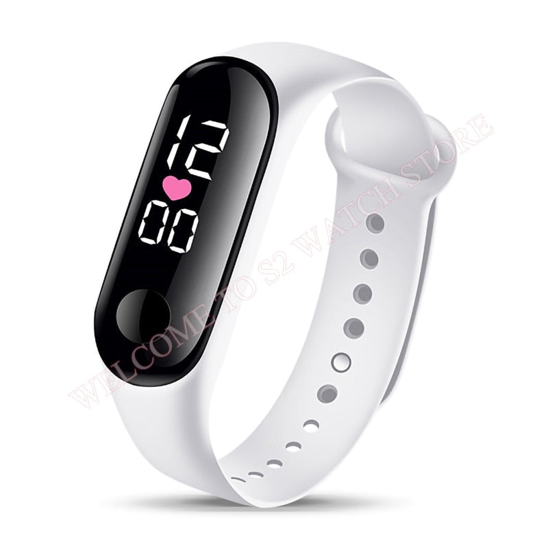 Candy Color Silicone Strap Watch LED Digital Watch Bracelet