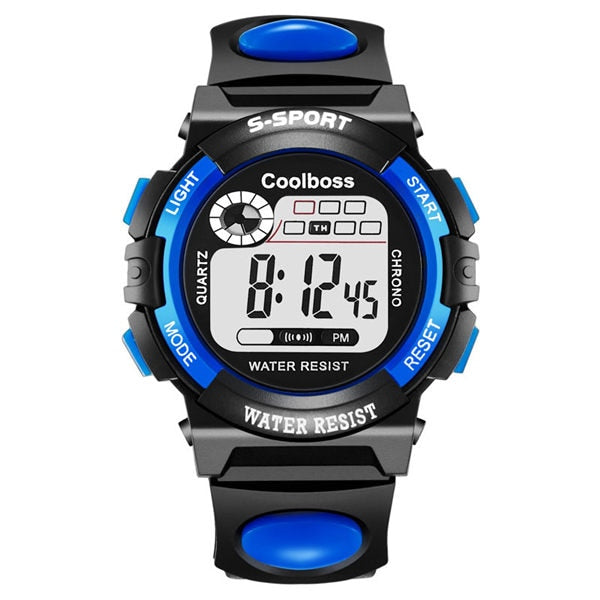 COOBOS LED Digital Luminous Fashion Sport Waterproof Watch