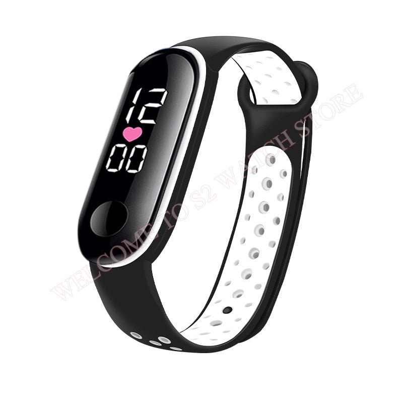 Candy Color Silicone Strap Watch LED Digital Watch Bracelet