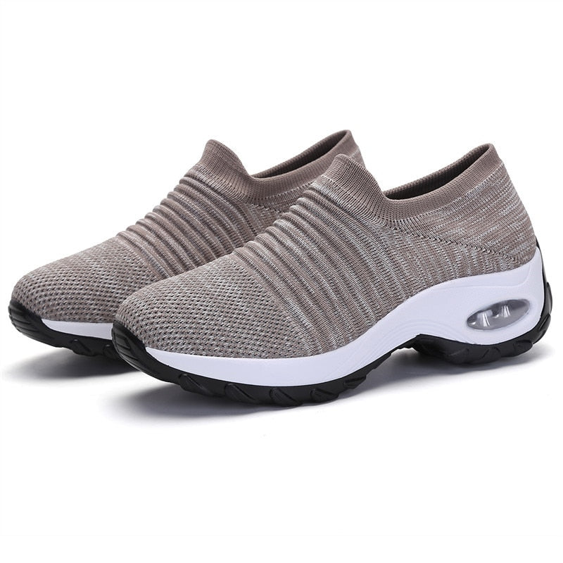 Running Breathable Mesh Comfortable Air Cushion Sneaker Lightweight
