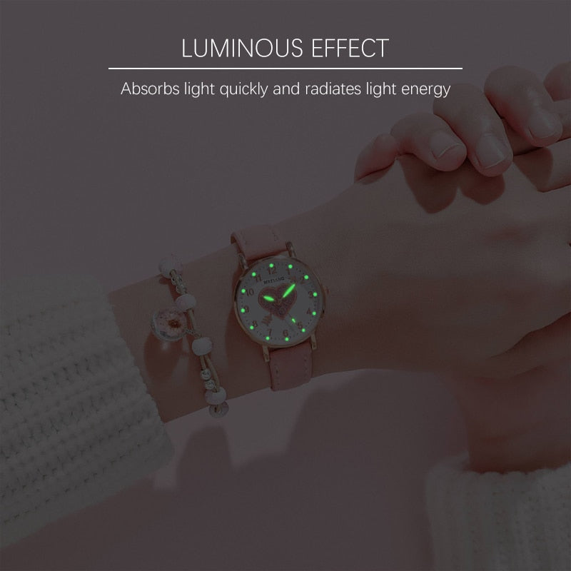 Exquisite Small Dial Quartz Clock Dress Wristwatch