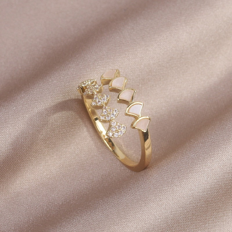 Real Gold Plated AAA Zircon Ring