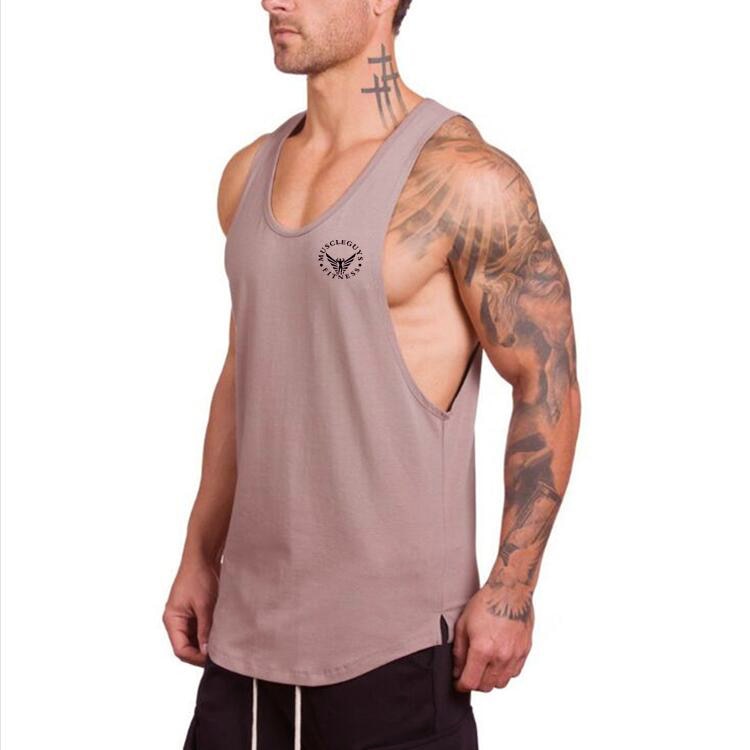 Ccotton singlets canotte bodybuilding stringer tank top