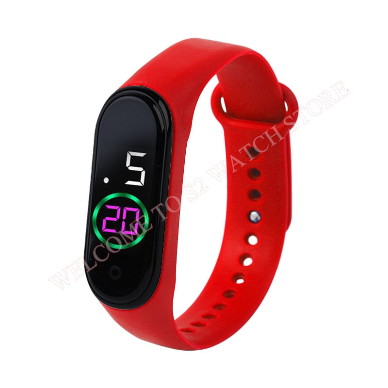Candy Color Silicone Strap Watch LED Digital Watch Bracelet