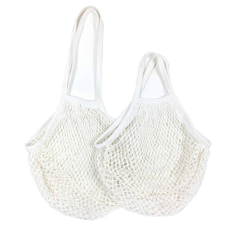 Reusable Washable Cotton String Bag