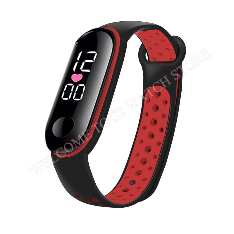 Candy Color Silicone Strap Watch LED Digital Watch Bracelet