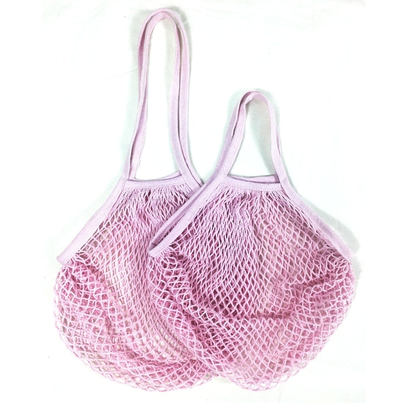 Reusable Washable Cotton String Bag