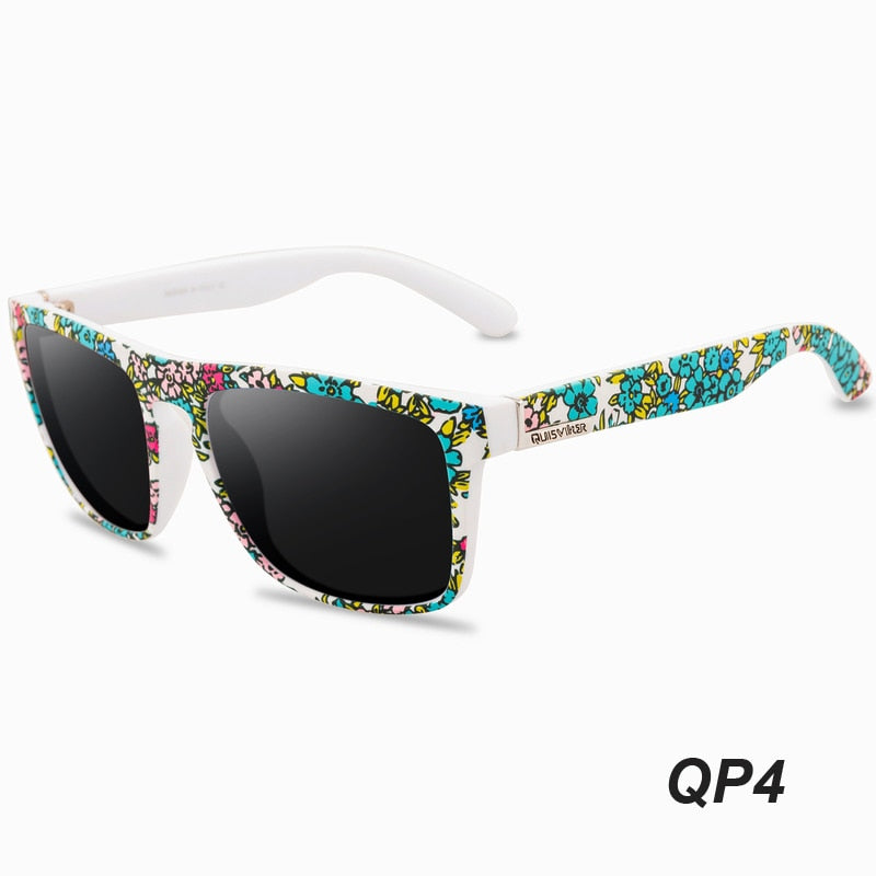 QUISVIKER BRAND Design Square Polarized Sun Glasses Unisex
