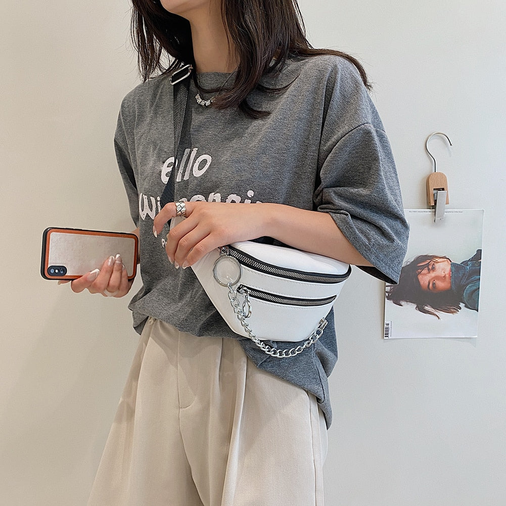 Multi Layers Soft PU Leather Messenger Bag