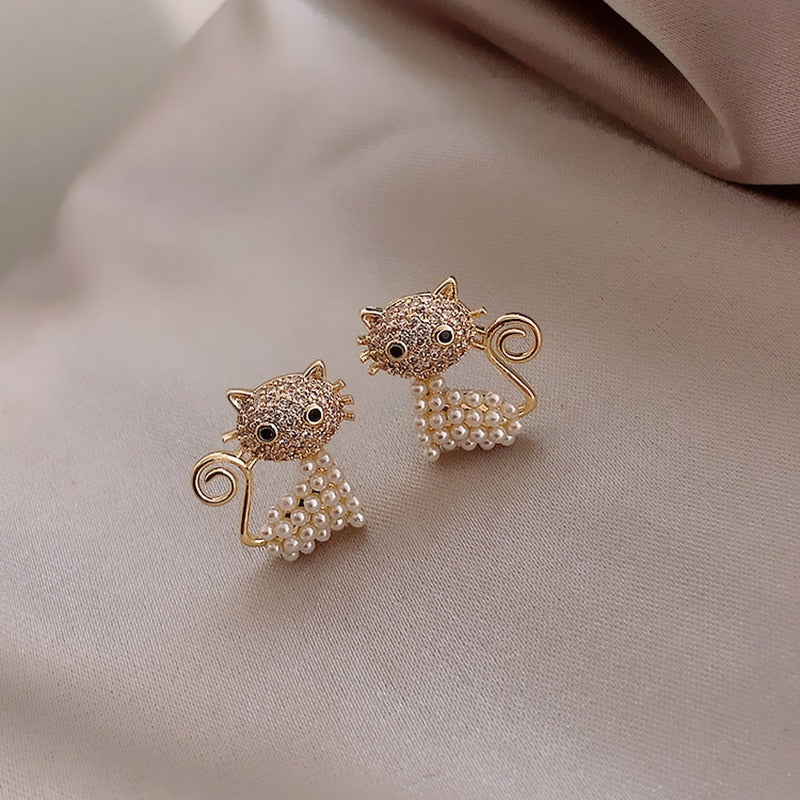 Cute Animal Stud Earrings For Women