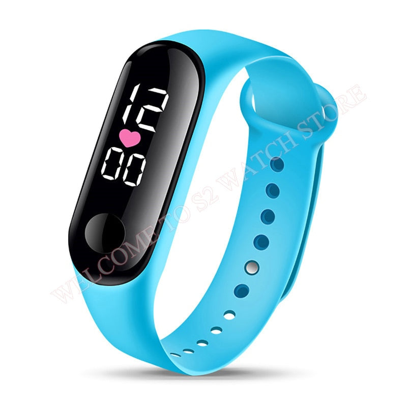 Candy Color Silicone Strap Watch LED Digital Watch Bracelet