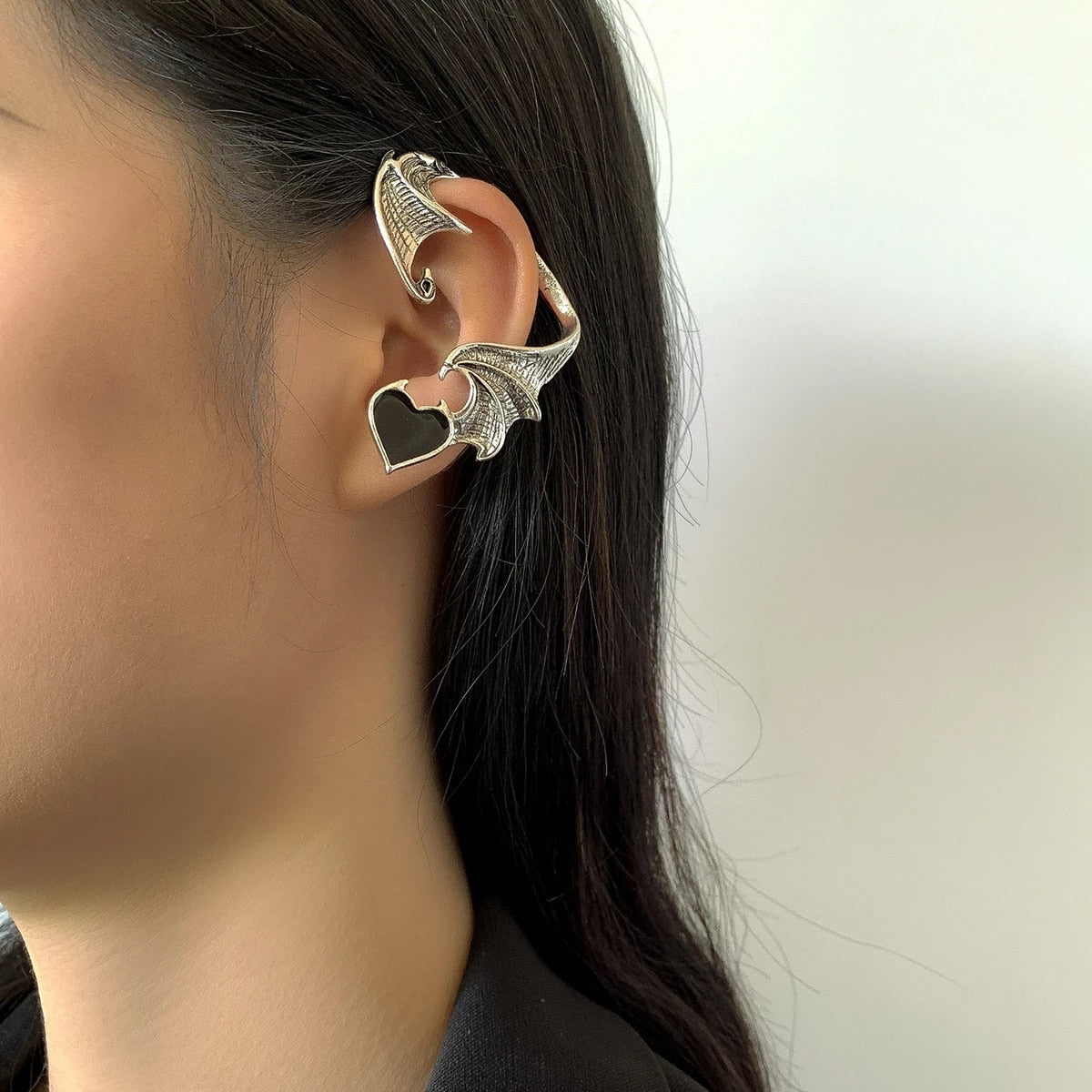 Punk Fairy Ear Cuff Earring Dark Elf Ear Clip No Piercing Earrings