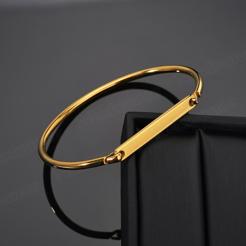 Nextvance Customized Engraving Name plate Bracelets