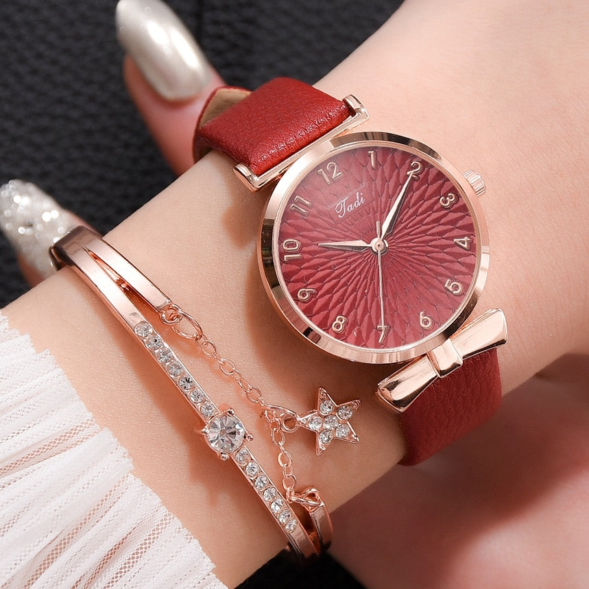 Luxury Women Bracelet Quartz Magnetic Watch