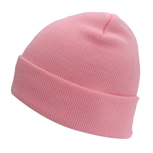 Solid Knitted Hat Winter Hats For Men Women