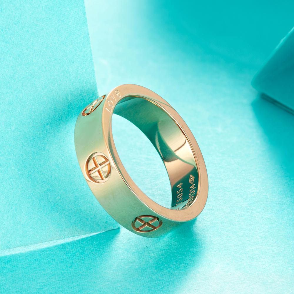 Fashion Classic Cross Stainless Steel Ring