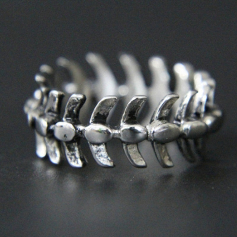 Vintage Gothic Rock Hip Hop Bones  Universal Ring