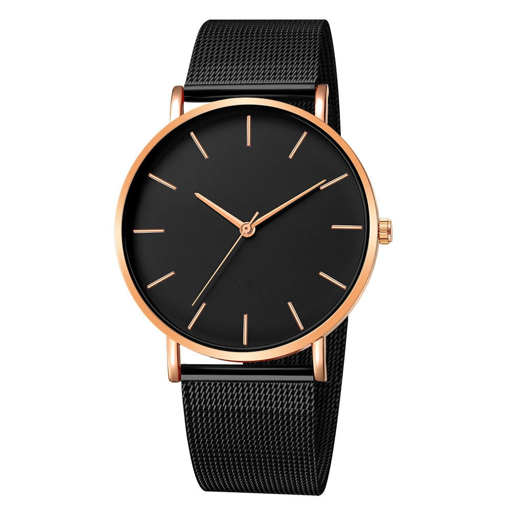 Mesh Belt ultra-thin Fashion Luxury Wrist Watch
