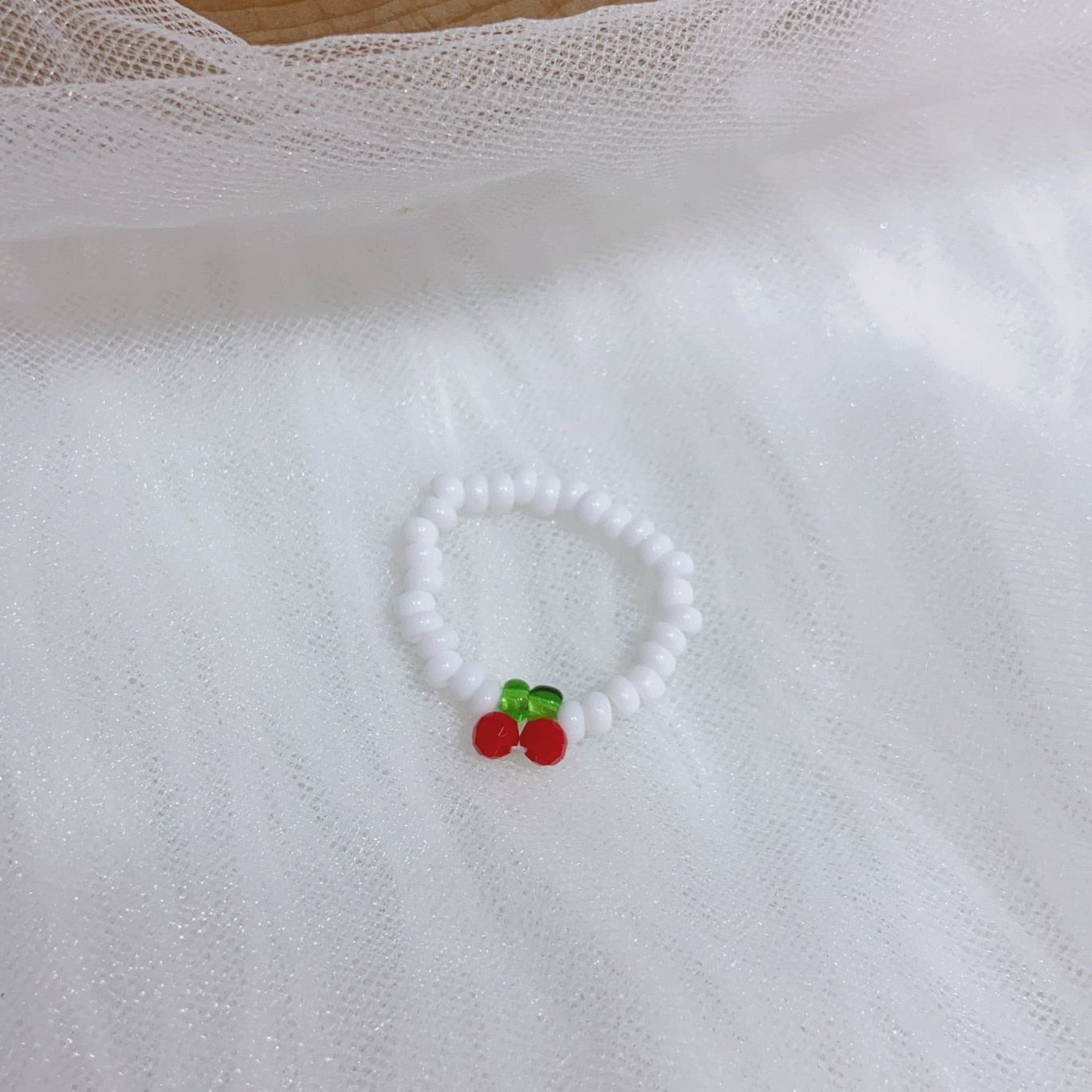 Donarsei Bohemia Beaded Red Cherry Necklace