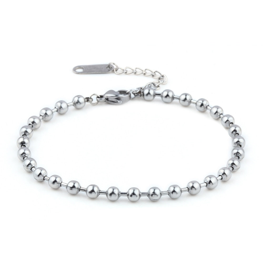 Stainless Steel Bead Bracelet
