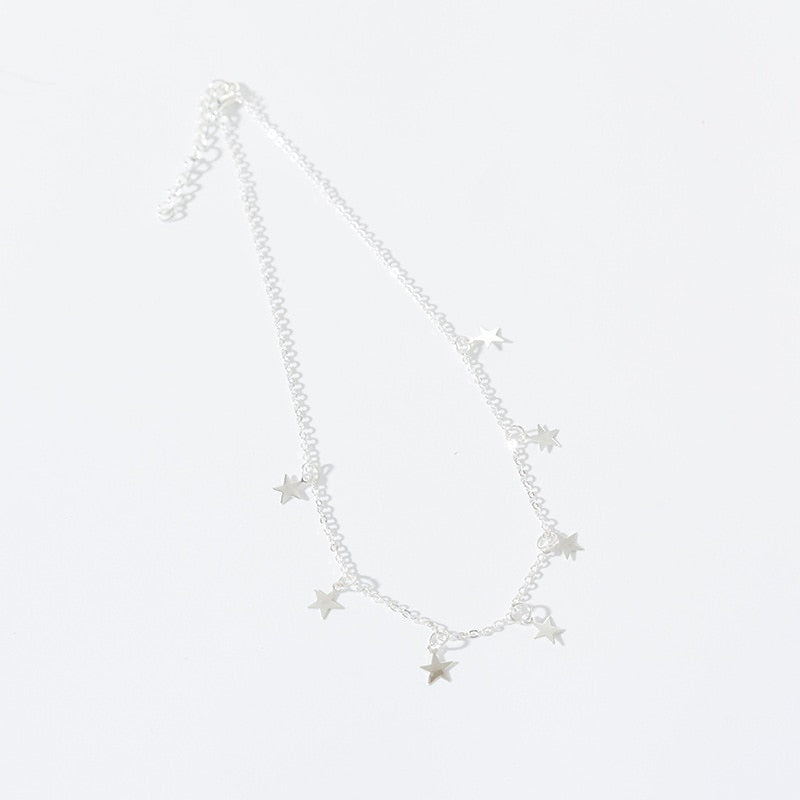 Gold Color Star Party Women Pendant Necklace