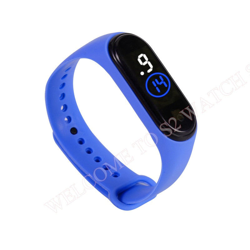 Candy Color Silicone Strap Watch LED Digital Watch Bracelet